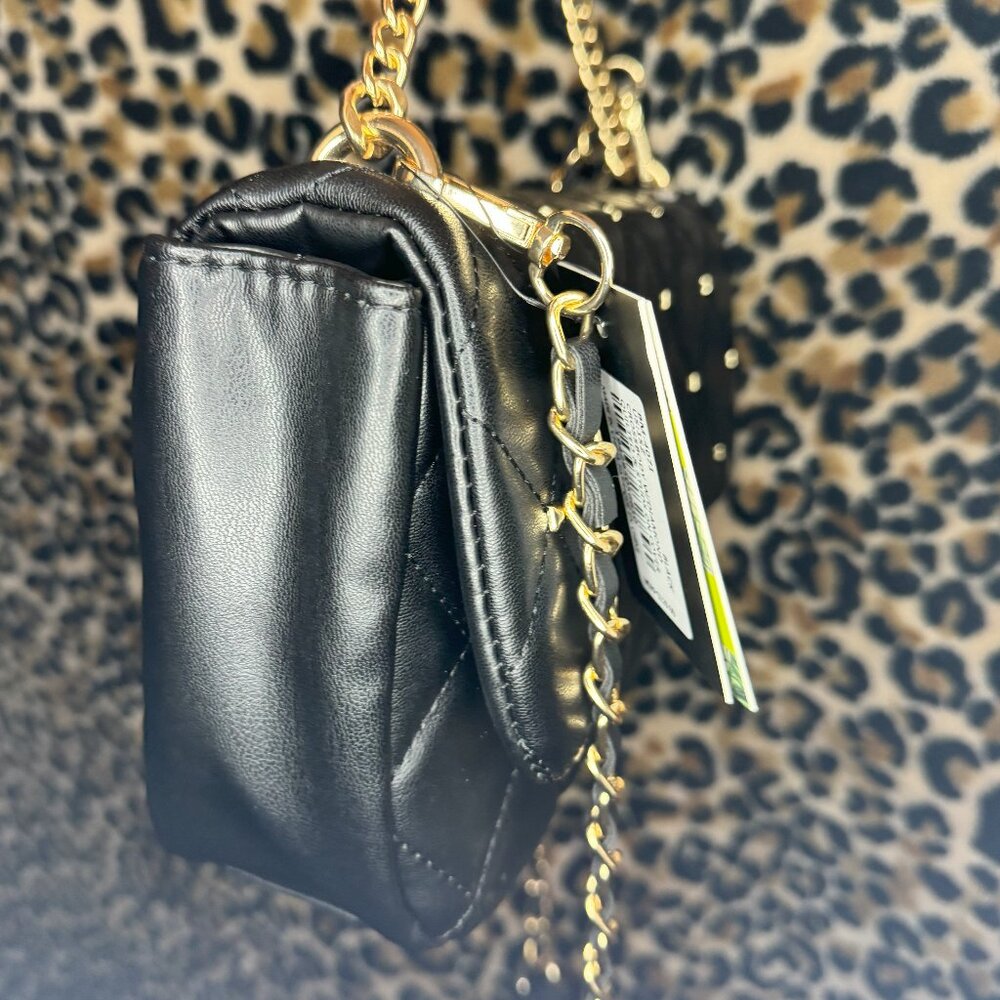 Badgley Mischka Diamond Quilted Studs Crossbody - NWT - Picture 12 of 15